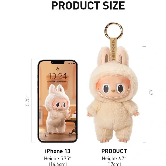 Labubu - The Monsters - Exciting Macaron - TOFFEE (tan) - Picture 3 of 7